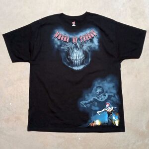 Woods of Terror Greensboro NC 25th Anniversary Halloween Horror T-Shirt Size 2XL